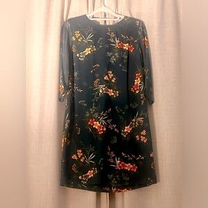 Banana Republic Green Floral Dress